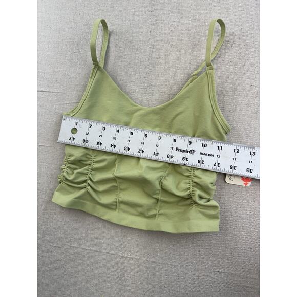 Free People Women's Green Tank Top Size XS - Picture 3 of 5